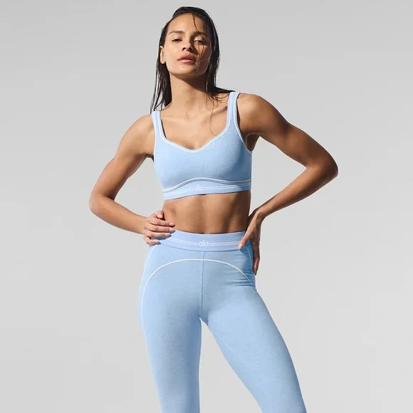 ALO Yoga Alosoft Heart Throb seashell blue xs - Picture 3 of 5